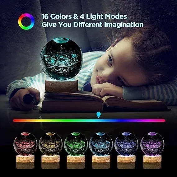 3D Crystal Lamp Ball(Assorted Design) (Copy)